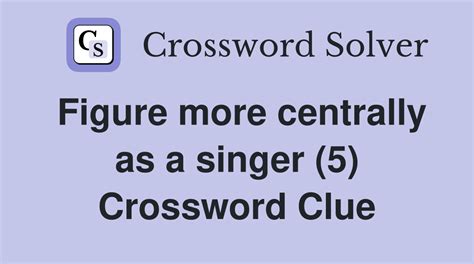 crossword singer|More.